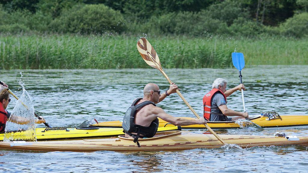 SUP-Rennen am Wallersee