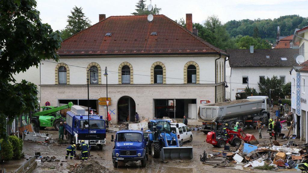 Hochwasser in Simbach am Inn
