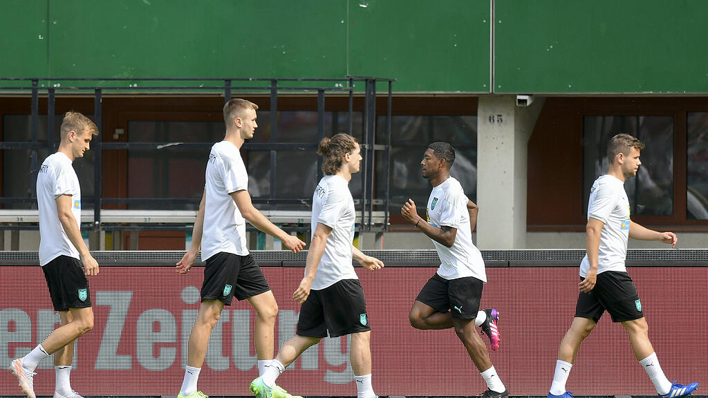 ÖFB-Training in Seefeld