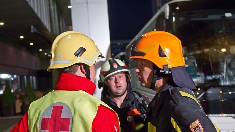 Pkw-Brand in Tiefgarage