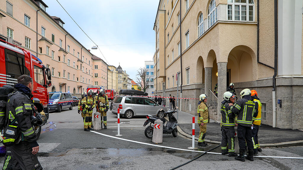 Zimmerbrand in Salzburger Plainstraße