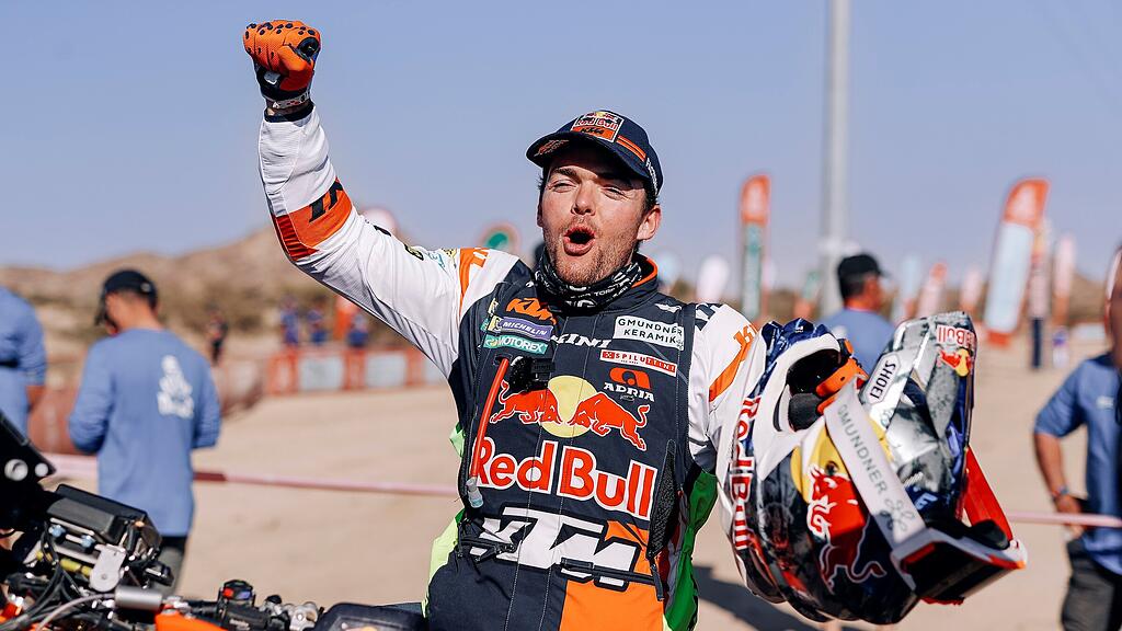 Matthias Walkner Rallye Dakar Jubel