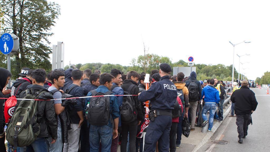 Flüchtlingssituation am Sonntag am Hauptbahnhof