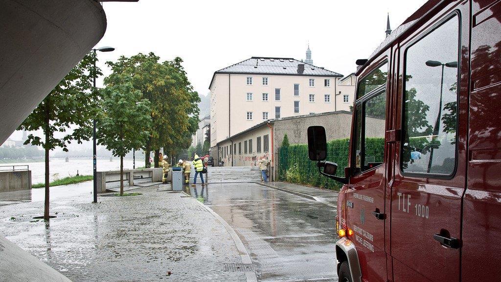 Hochwasserschutz in Salzburg/Innenstadt