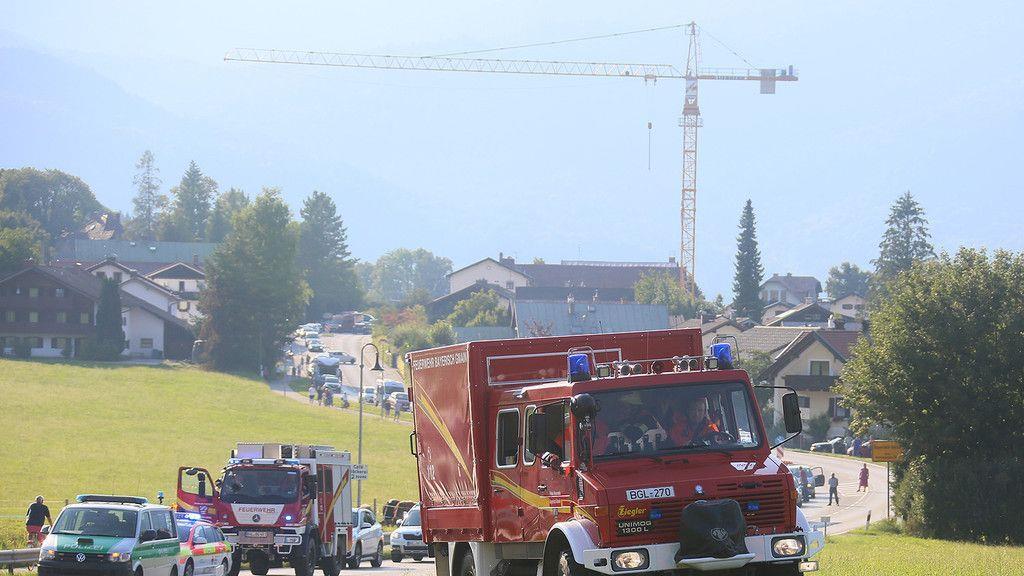 Schwerer Motorradunfall auf der B20