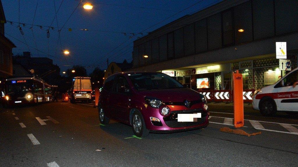 Unfall am Hans Schmid-Platz