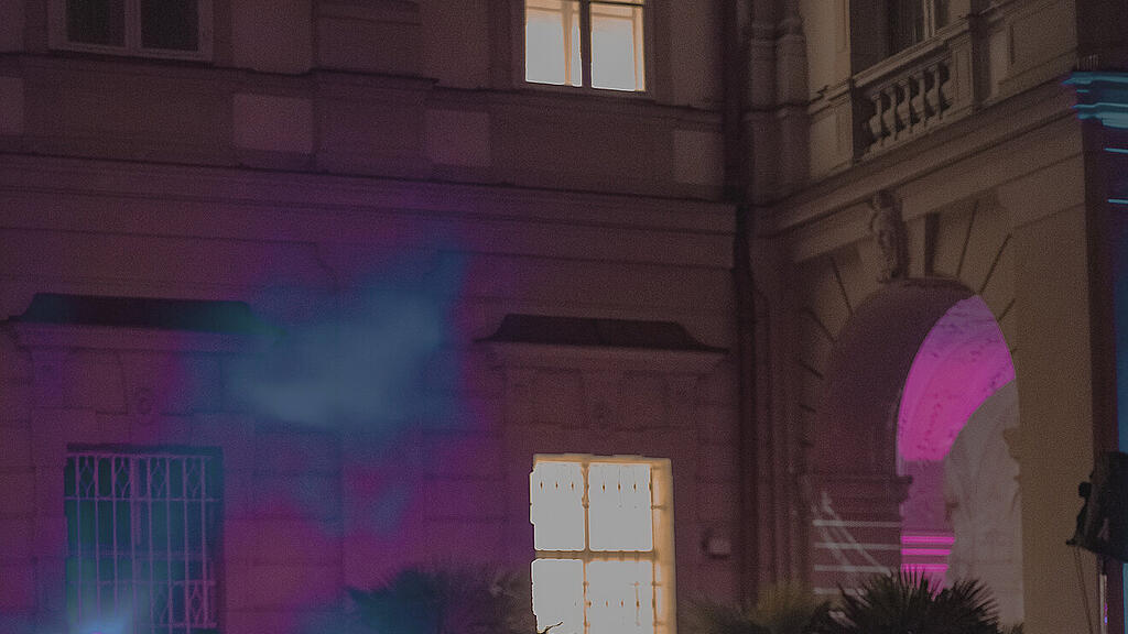 Klangkarussell im Innenhof Schloss Mirabell 5020 Festival