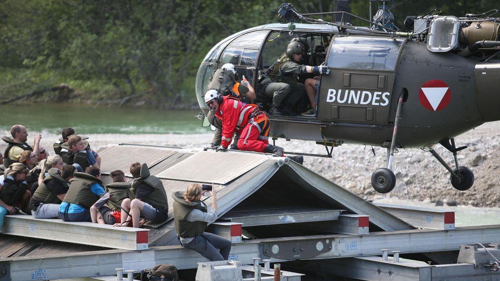 Hochwasserübung Bundesheer III
