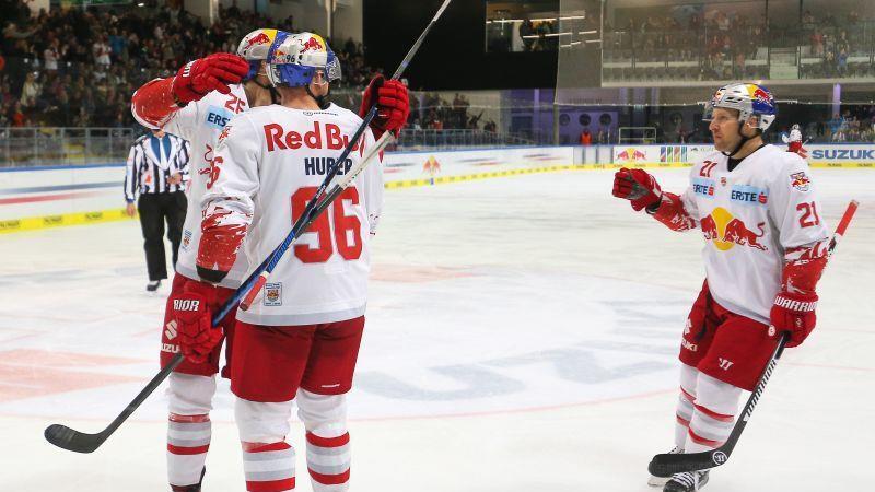 EBEL: Salzburg vs. Fehervar 8:4 (2:1,2:2,4:1)