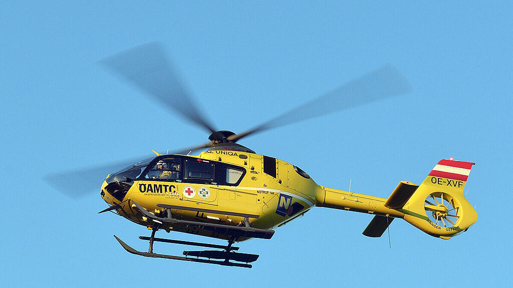 Der Verletzte wurde mit einem Hubschrauber ins Spital geflogen