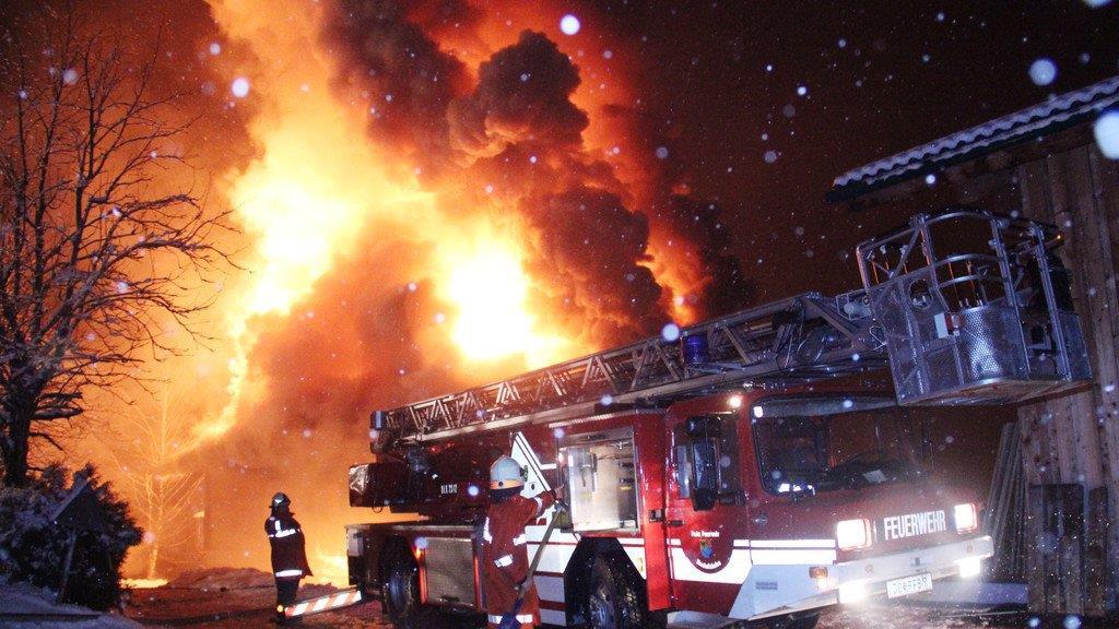 Großbrand in Mühlbach a. Hochkönig