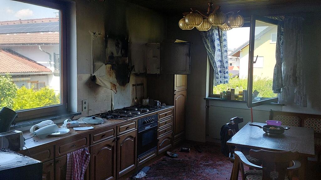 Küchenbrand in Thalgau