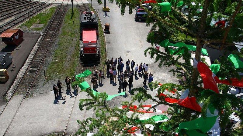 Gleichenfeier der ÖBB-Lehrwerkstätte, I