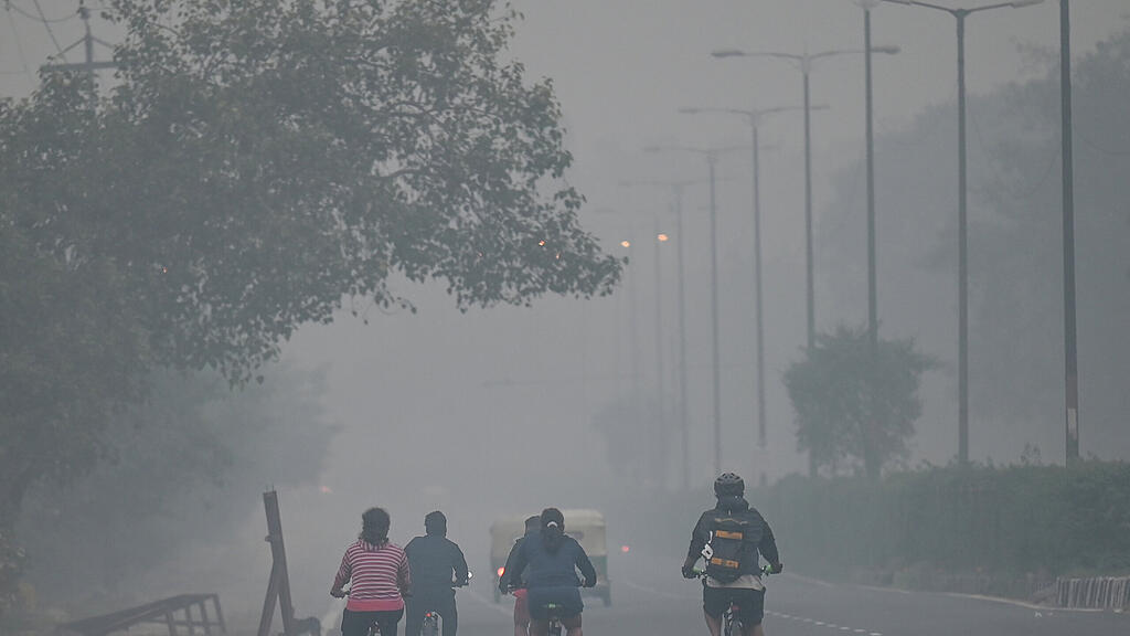 Smog in Neu Delhi