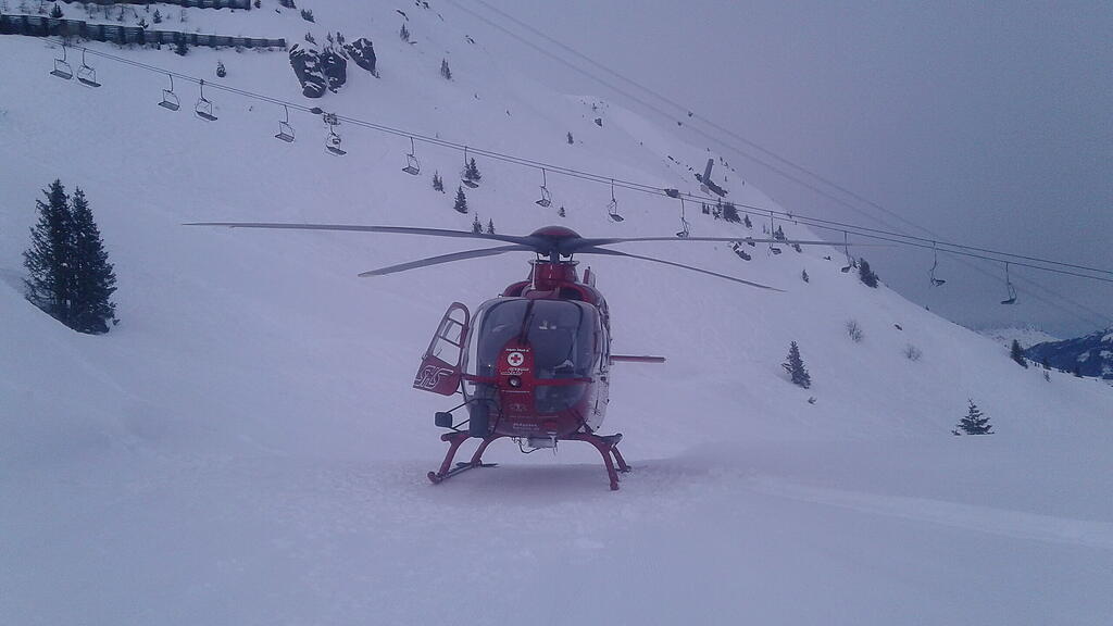 Der Arzt vom Notarzthubschrauber AlpinHeli6 konnte nur noch den Tod des Mädchens feststellen.