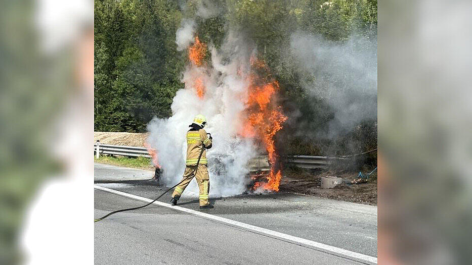 Pkw-Brand A10 Hieflertunnel