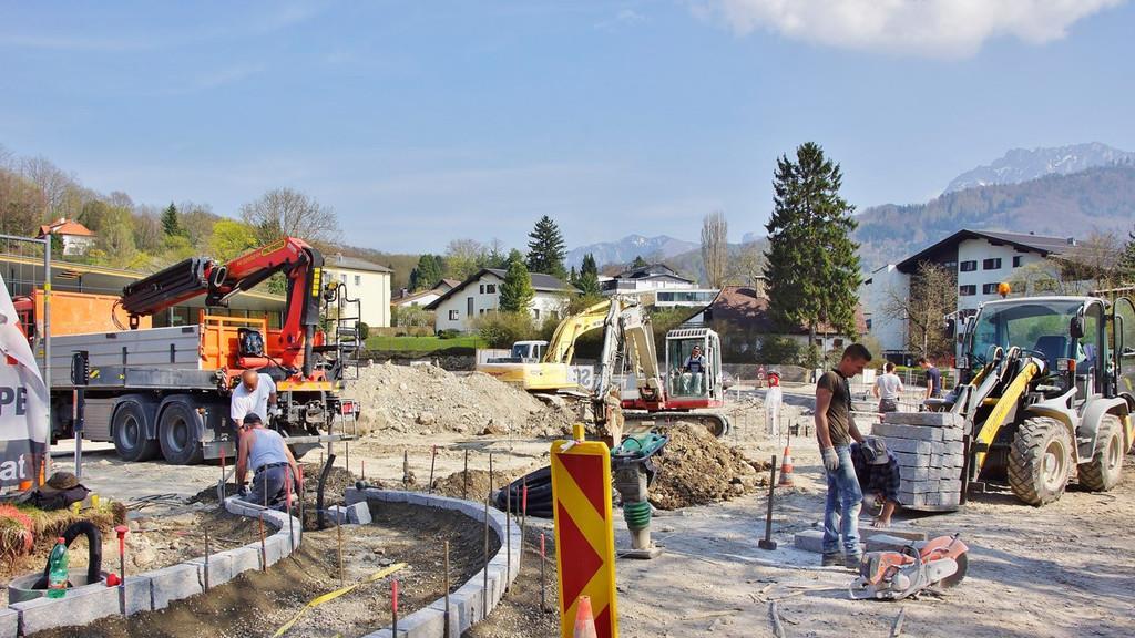 Kreisverkehr in Gmunden