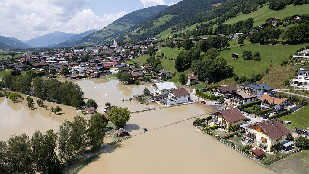 Hochwasser Uttendorf