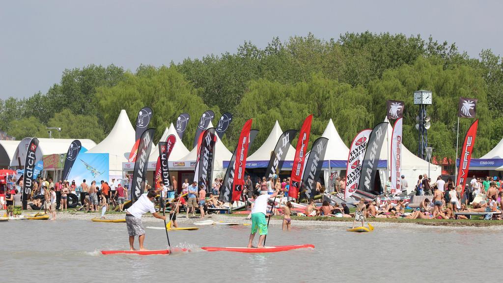 Erstes Surf Worldcup-Wochenende in Podersdorf