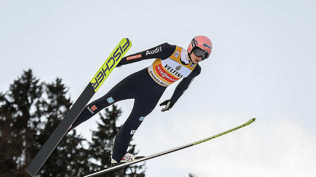 Karl Geiger siegte in Engelberg knapp vor Ryoyu Kobayahsi
