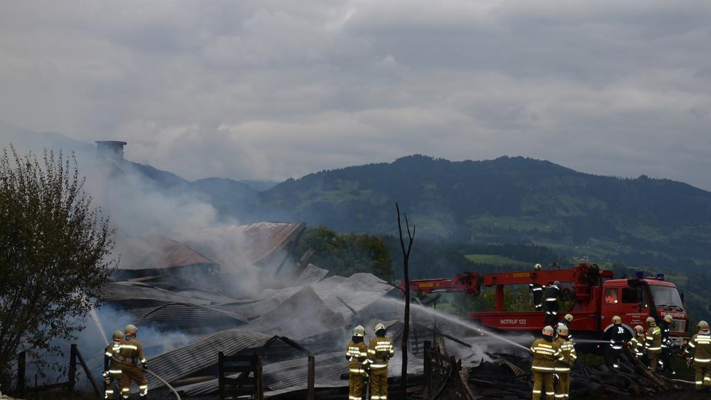 Bauernhof in St. Veit niedergebrannt