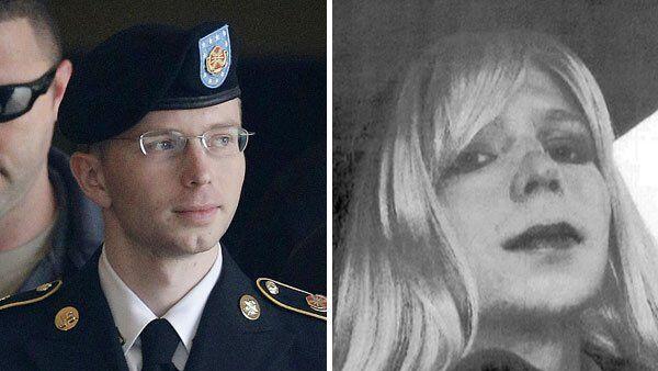 Rechts ein vom US-Heer veröffentlichtes Archivbild Mannings.