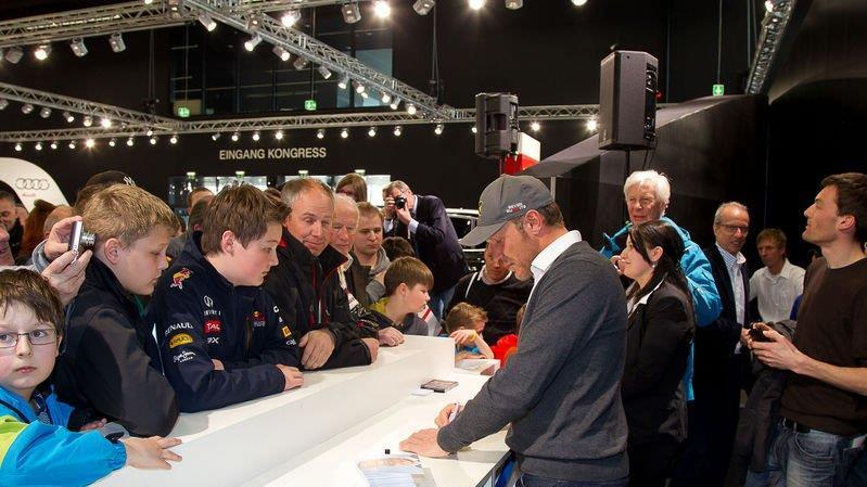 Autogrammstunde mit Hermann Maier