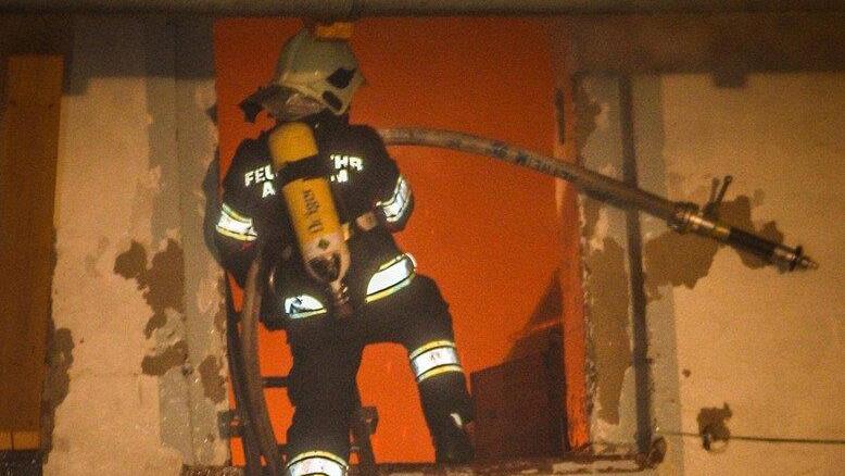 Großbrand in Weng