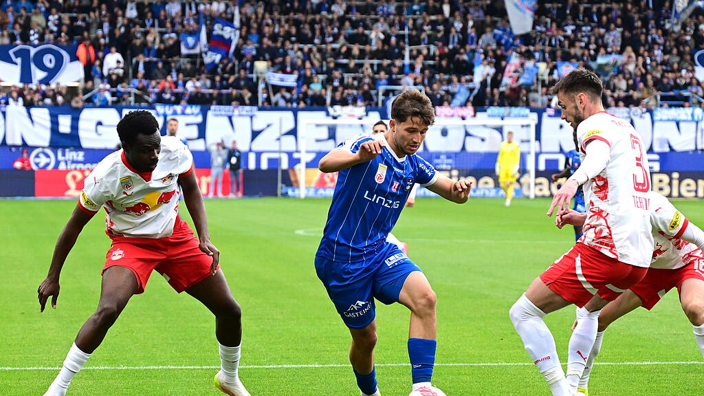 FUSSBALL: ADMIRAL BUNDESLIGA / MEISTERGRUPPE / 9. RUNDE: BLAU-WEISS LINZ - RED BULL SALZBURG