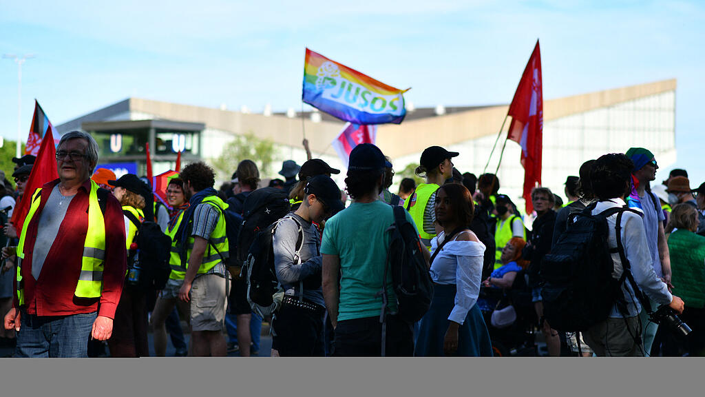 Demo gegen AfD in Essen