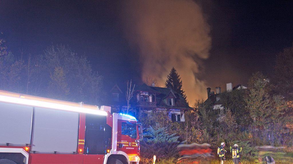 Hotelbrand in Bischofswiesen