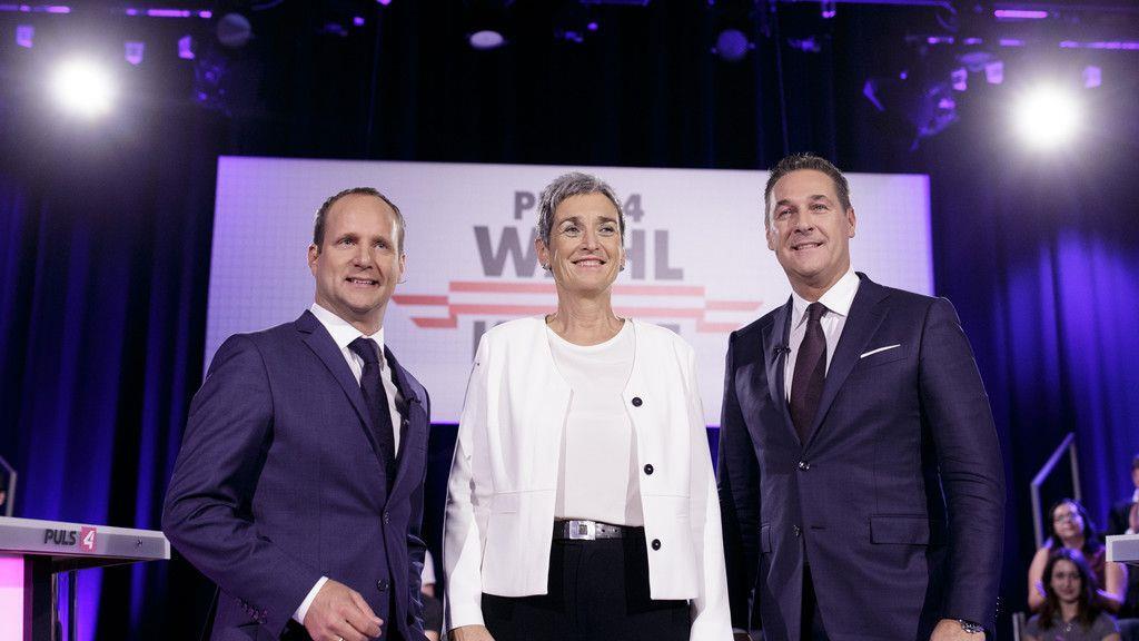 TV-Duell Puls 4 11. September