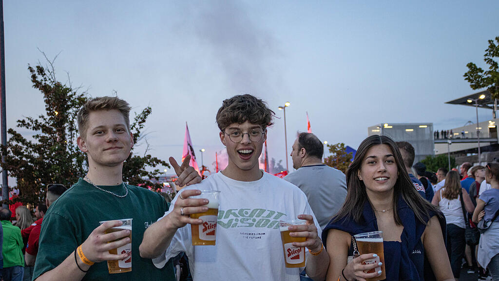 Die gro\u00dfe Meisterparty des FC RedBull Salzburg