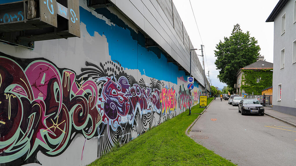 Graffiti in der Stadt Salzburg