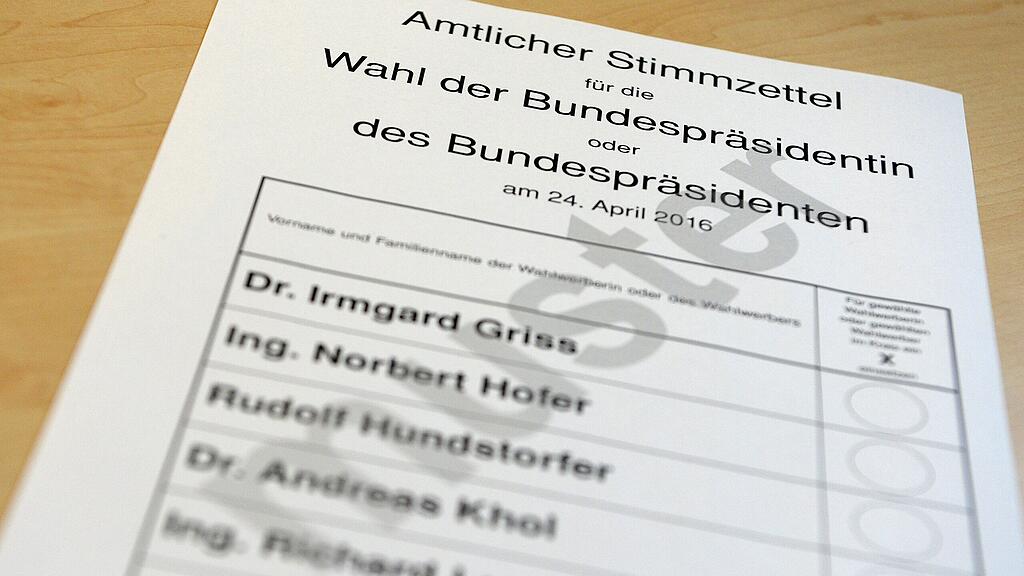 Sechs Kandidaten stehen am Stimmzettel.