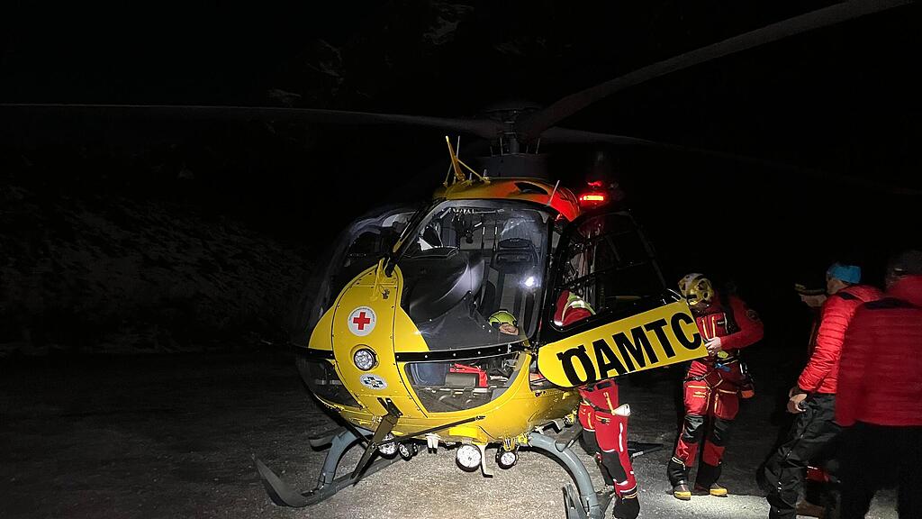 Völlig erschöpfte Schneeschuhwanderer vom Hochkönig gerettet