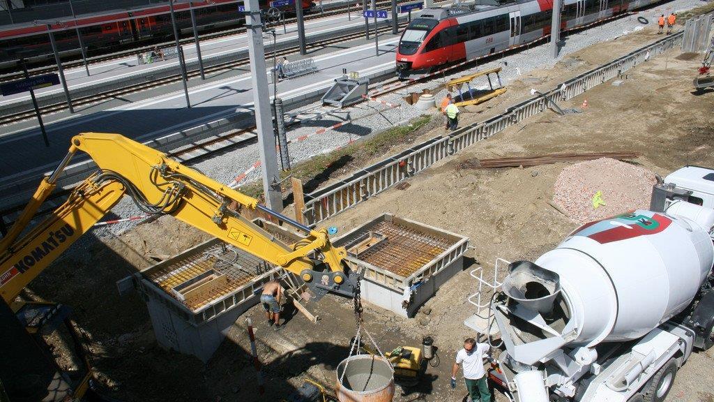 Bilder der Baustelle
