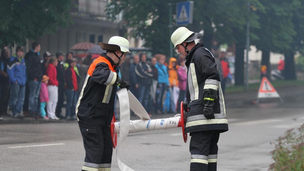 Feuerwehrübung in Trostberg