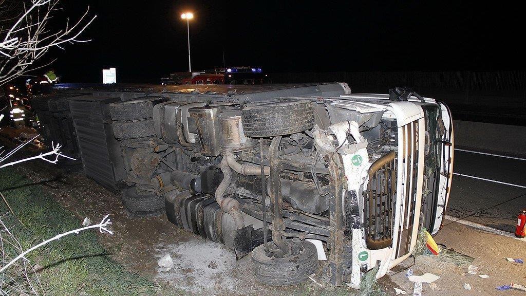 Lkw-Unfall auf A1