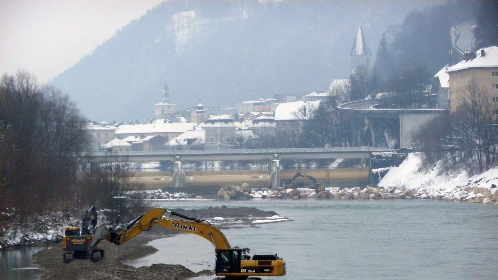 Bilder der Arbeiten am Kraftwerk