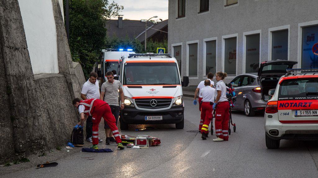 Radfahrer stürzt in Liefering schwer