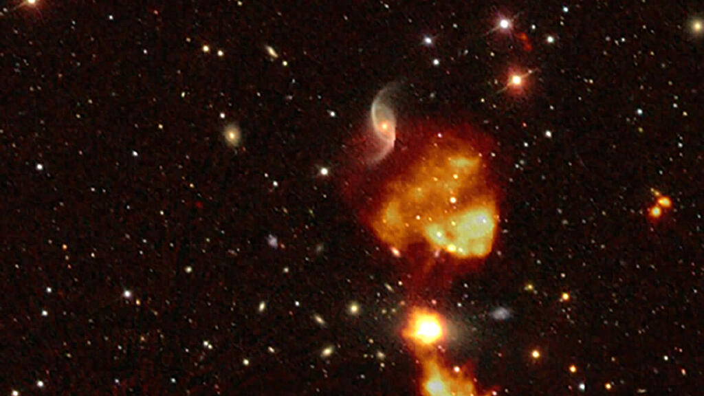 "Lofar" (Low Frequency Array) ist ein Netzwerk von Radioteleskopen