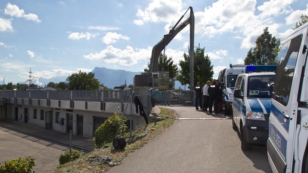 Flüchtlinge und Verkehrslage am Dienstag an der Grenze