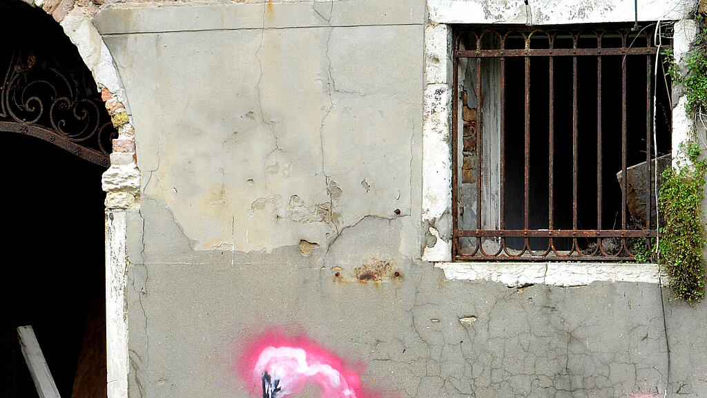 Banksy Kunstwerk in Venedig