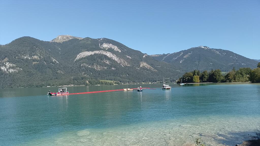 Bootsbergung am Wolfgangsee