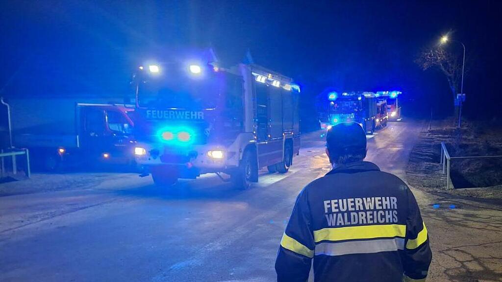 Zahlreiche Helfer standen bei der Suche im Einsatz