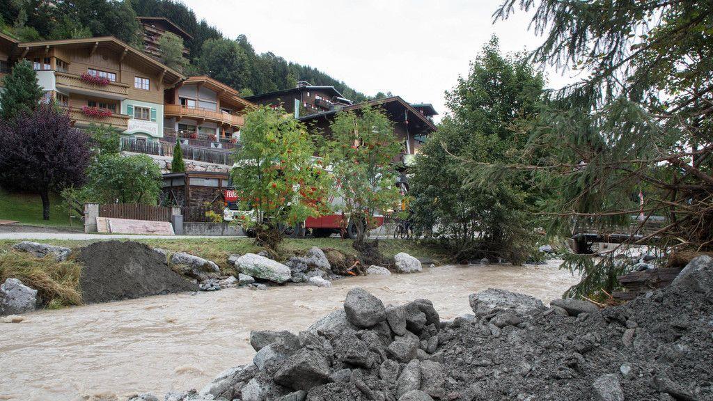 Schwere Unwetter: Aufräumarbeiten im Glemmtal II