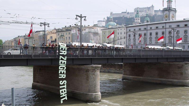 Gedenkaktion der HTL-Salzburg