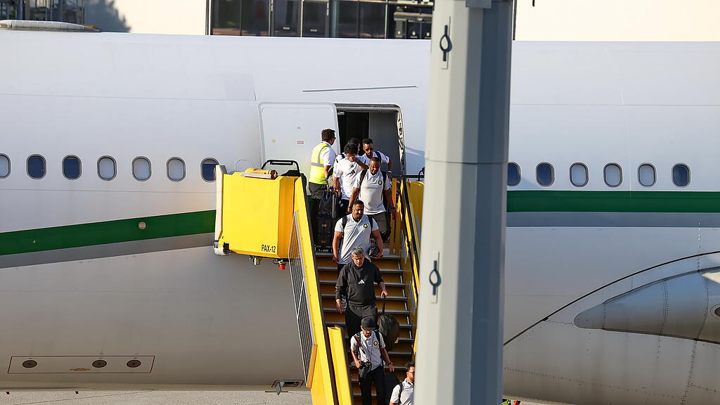 Ankunft von Al-Nassr am Salzburger Flughafen