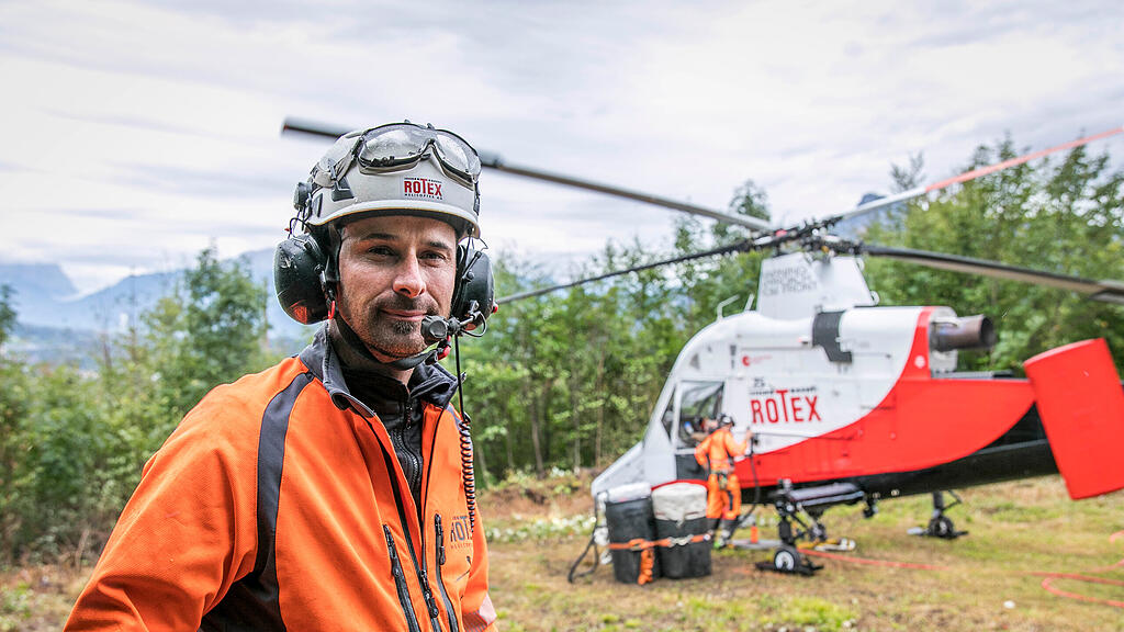 Hubschrauber am Kapuzinerberg II